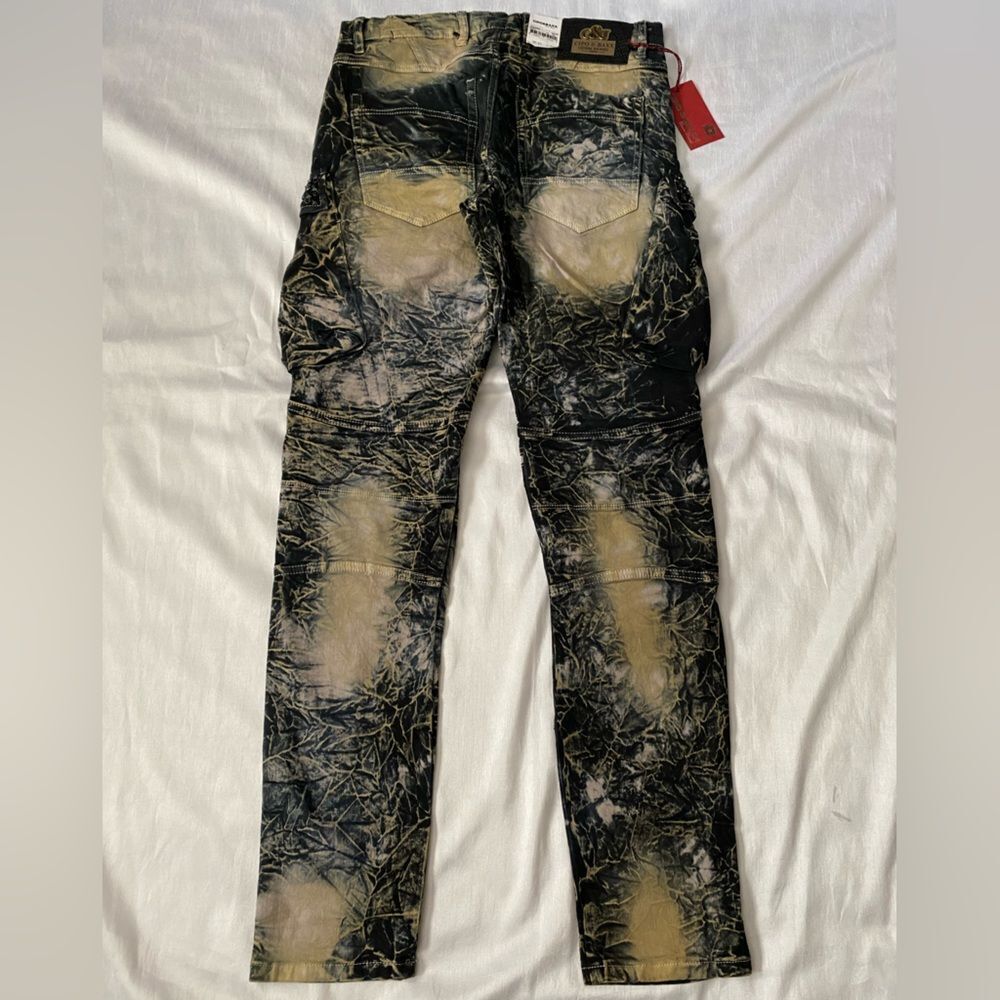 Cipo & Baxx Men's Lincoln Denim Regular Fit Black Khaki Jeans CD494 Sz 31W x 32L - Picture 4 of 15